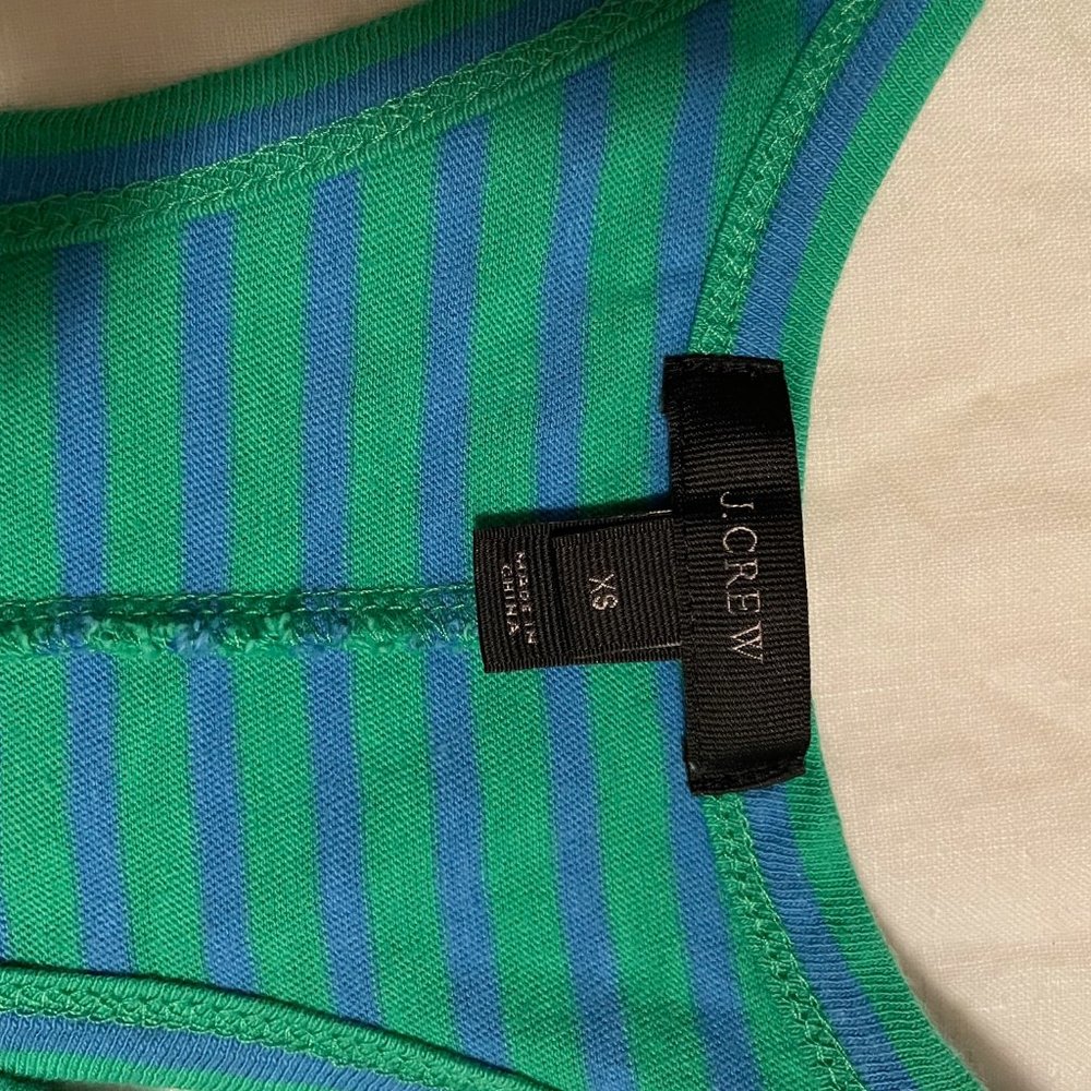 J.Crew Racerback Striped Dress - Picture 2 of 2